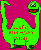 A Subtle Birthday Wish